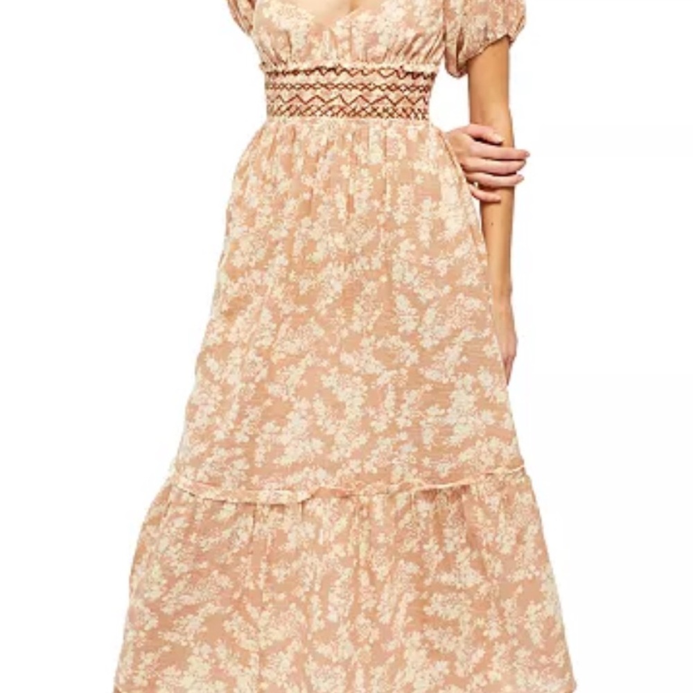 Free People Ellie Printed Maxi Dress